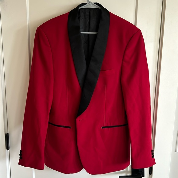 Other - Red & Black Blazer